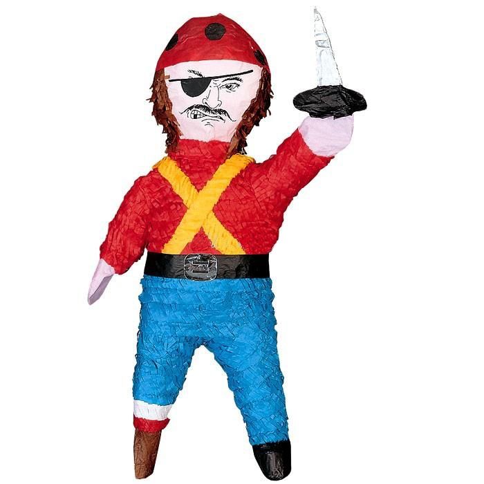 Partypinata Pirat zum Schlagen, der Piratenparty-Spaß, 56,5cm x 34cm Partypinata Pirat zum Schlagen, der Piratenparty-Spaß, 56,5cm x 34cm