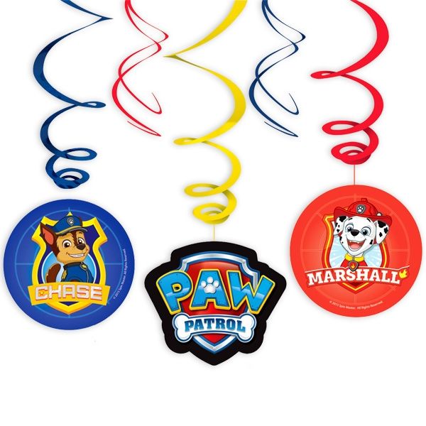 Paw Patrol Deko-Spiralen, 6er Pck Paw Patrol Deko-Spiralen, 6er Pck von Amscan Europe GmbH