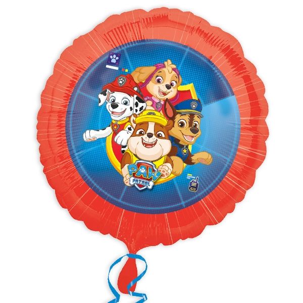 Paw Patrol runder Folienballon, 34cm