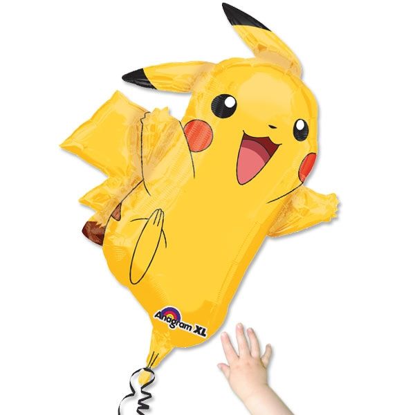 Pikachu Folieballon, 1 Stk, 62cm x 78cm, Pokemon von Amscan Europe GmbH