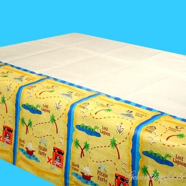 Piraten-Tischdecke Papier 259×137cm im Schatzkarten-Design für Kinder Piraten-Tischdecke Papier 259×137cm im Schatzkarten-Design für Kinder von Amscan Europe GmbH