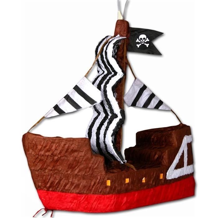 Piratenschiff Pinata zum Schlagen, tolles Geburtstagsspiel 39×39cm von Amscan Europe GmbH