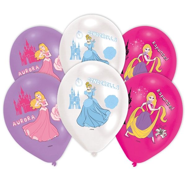 Prinzessin Luftballons, 6 Ballons für märchenhafte Disney-Mottoparty von Amscan Europe GmbH