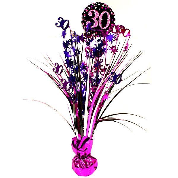 Sparkling Celebr. Tischkaskade 30. Geburtstag, pink, 46cm Sparkling Celebr. Tischkaskade 30. Geburtstag, pink, 46cm von Amscan Europe GmbH