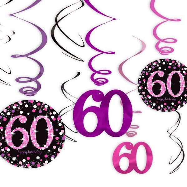 Spiralen zum 60. Geburtstag, 12er Spiralen zum 60. Geburtstag, 12er von Amscan Europe GmbH