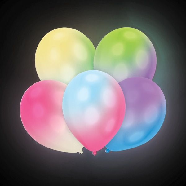Weiße LED-Latexballons, farbwechselnde LED, 12er Beutel von Amscan Europe GmbH