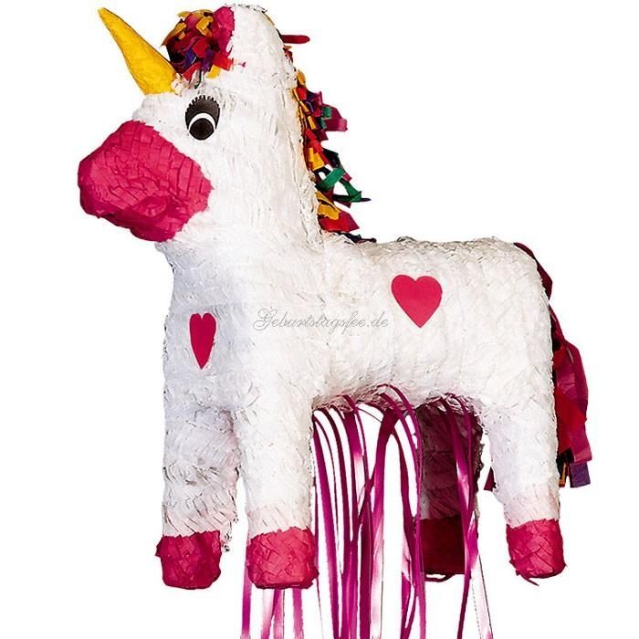 Zugpinata Einhorn, ca.52x28x15cm, Pullpinata Märchenparty Deko & für Partyspiele Kinder Zugpinata Einhorn, ca.52x28x15cm, Pullpinata Märchenparty Deko & für Partyspiele Kinder von Amscan Europe GmbH