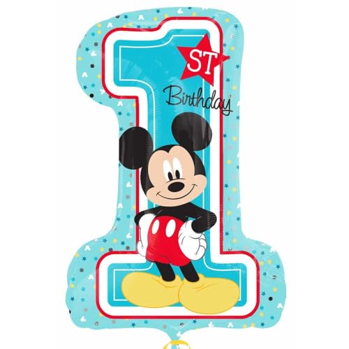 S/Shape:Mickey 1st Birthday von amscan