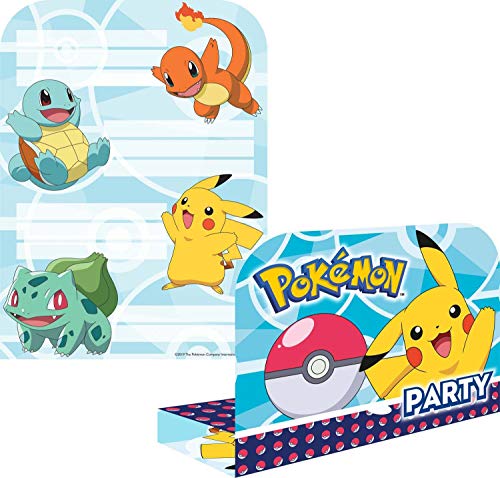 Child Pokemon Invites & Envelopes (8 pk) von amscan