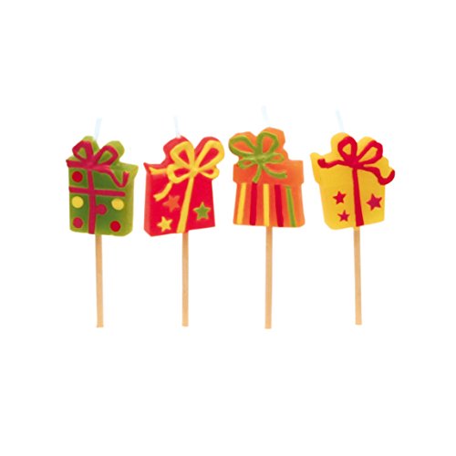 Amscan – 551707 – 8 Kerzen mit Mini Figur Happy Birthday von amscan
