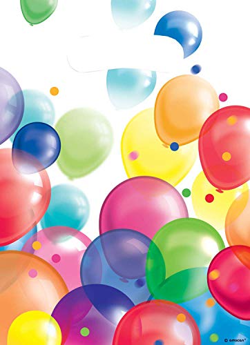 Amscan 9900326 - Partytüten Balloons, 8 Stück, 23 x 17 cm, Mitgebsel, Kindergeburtstag von amscan