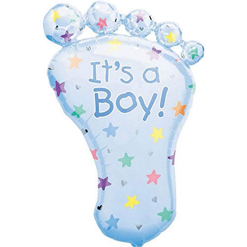 S/SHAPE PKGD:FOOT - ITS A BOY von amscan