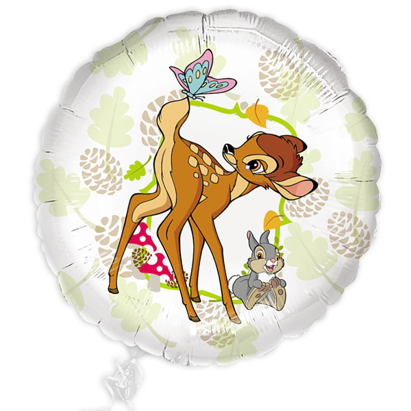 Bambi Folienballon, heliumgeeignet, Ø 43cm Bambi Folienballon, heliumgeeignet, Ø 43cm von Amscan
