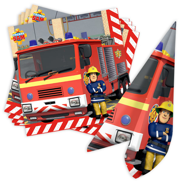 Feuerwehrmann Sam Servietten, 16 Stück, 33cm x 33cm Feuerwehrmann Sam Servietten, 16 Stück, 33cm x 33cm von Amscan