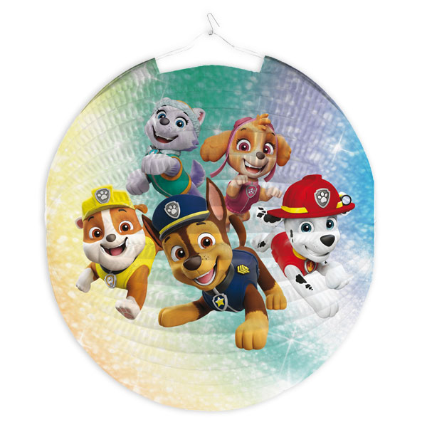 Lampion mit Paw Patrol-Motiv, 1 Stück, Ø 25cm Lampion mit Paw Patrol-Motiv, 1 Stück, Ø 25cm