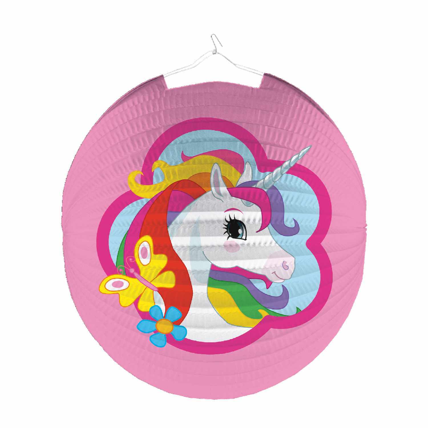 Lampionlaterne Einhorn 25cm von Amscan