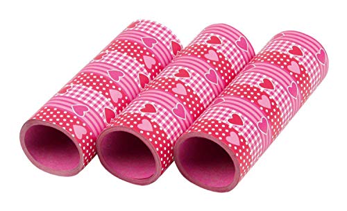 Amscan 350236 - Luftschlangen Herzen, 3 Rollen mit jeweils 9 Röhrchen, Dekoration, Mottoparty, Karneval, Valentinstag Amscan 350236 - Luftschlangen Herzen, 3 Rollen mit jeweils 9 Röhrchen, Dekoration, Mottoparty, Karneval, Valentinstag von amscan