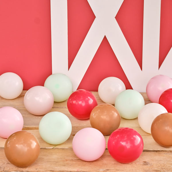 Mini-Latexballons in verschiedenen Farben, 40 Stück, Ø 12cm von Amscan