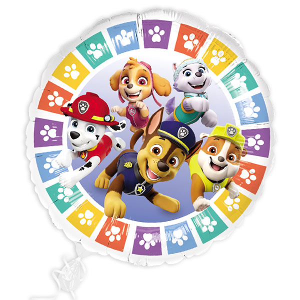 Paw Patrol Folienballon, heliumgeeignet, Ø 43cm Paw Patrol Folienballon, heliumgeeignet, Ø 43cm von Amscan