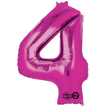 amscan Folienballon XXL Zahl 4 - rosa. amscan Folienballon XXL Zahl 4 - rosa. von Amscan