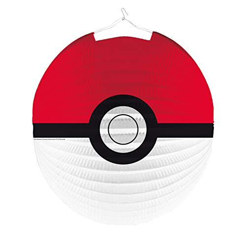amscan Laterne Pokeball Rot von Pokémon