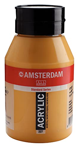 Talens AMSTERDAM Acrylfarben, 1000 ml Flasche, 227 Gelber Ocker von Amsterdam