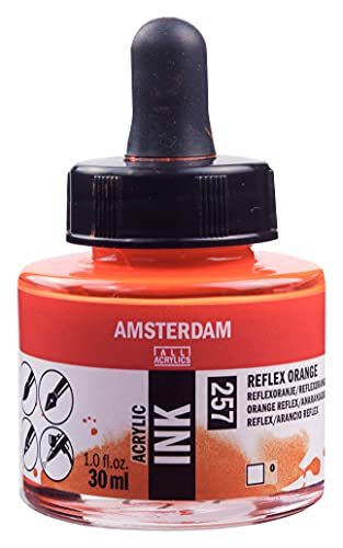 Amsterdam Acryltintenflasche 30 ml Reflexorange 257 (17202570) Amsterdam Acryltintenflasche 30 ml Reflexorange 257 (17202570) von Amsterdam
