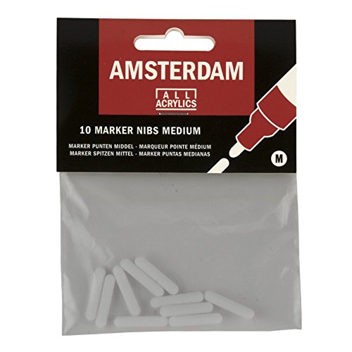 Amsterdam Paint Marker 4 mm Nibs 10 Pk, Weiß, One Size Amsterdam Paint Marker 4 mm Nibs 10 Pk, Weiß, One Size von Amsterdam