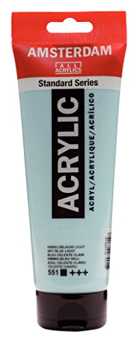 Amsterdam Standard Series Acrylfarbe Tube 250 ml Himmelblau Hell 551 (17125510) von Amsterdam