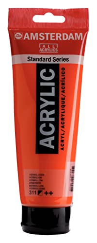 Amsterdam Standard Series Acrylfarbe Tube 250 ml Zinnober 311 (17123110) von Amsterdam