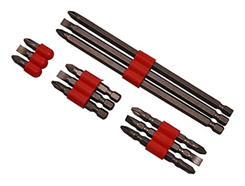 Am-Tech 12 Stück Assorted Power bit Set, L2700 von Amtech