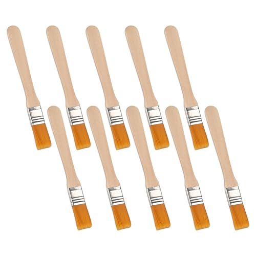 10 Stück Pinsel, 13.5cm Flachpinsel, Pinsel Set, Pinsel Lack Fensterpinsel, für Kunst Malerbedarf Malerei DIY 10 Stück Pinsel, 13.5cm Flachpinsel, Pinsel Set, Pinsel Lack Fensterpinsel, für Kunst Malerbedarf Malerei DIY von Amusingtao
