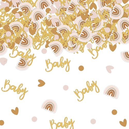 60 Stück Babyparty-Dekorationen – Gold-Tischkonfetti für Geschlechtsoffenbarung und Geburtstagsfeiern – Babyparty-Tischdekorationen 60 Stück Babyparty-Dekorationen – Gold-Tischkonfetti für Geschlechtsoffenbarung und Geburtstagsfeiern – Babyparty-Tischdekorationen von Amusingtao