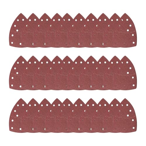 60 Stück Schleifblätter, Mausschleifer, sortiert, Körnung 40/60/80/120/180/240 mit 11 Löchern, Schleifpapier für Bosch Multischleifer PSM 100A, PSM 200 AES, PSM 18 60 Stück Schleifblätter, Mausschleifer, sortiert, Körnung 40/60/80/120/180/240 mit 11 Löchern, Schleifpapier für Bosch Multischleifer PSM 100A, PSM 200 AES, PSM 18 von Amusingtao