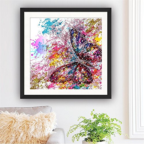 AmyGline 5D Diamant malerei Bohren Schmetterling Stickerei gemälde Strass klebte DIY Diamant malerei kreuzstich 30 * 30 cm AmyGline 5D Diamant malerei Bohren Schmetterling Stickerei gemälde Strass klebte DIY Diamant malerei kreuzstich 30 * 30 cm von Homry