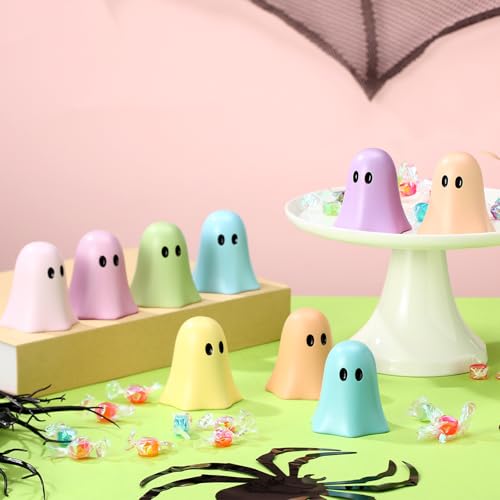 Amyhill Halloween-Geisterfiguren, Dekoration, niedlich, gruselig, pastellfarben, gestufte Tablett-Dekorationen, Pastellfarben, Halloween-Tischaufsätze für Zuhause, Party, Büro, Kamin, Tischdekoration Amyhill Halloween-Geisterfiguren, Dekoration, niedlich, gruselig, pastellfarben, gestufte Tablett-Dekorationen, Pastellfarben, Halloween-Tischaufsätze für Zuhause, Party, Büro, Kamin, Tischdekoration von Amyhill