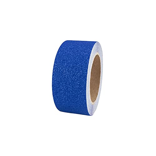 AnTina TAPES® blaues Grip-Tape Anti-Rutsch-Band für Innen- & Außenbereiche, rutschfestes Klebeband & Sicherheitsband, stark selbstklebend (5cm x 6m, Blau) von AnTina TAPES