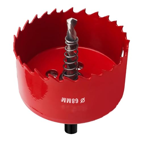 Lochsäge 68mm,1 Stücke Rot Universal HSS M42 Bi-Metall Lochsägenmit Sechskant-Schaft Und Bohrer Lochbohrer Set,für Holz, Rigips, Trockenbau, Kunststoffe Lochsäge 68mm,1 Stücke Rot Universal HSS M42 Bi-Metall Lochsägenmit Sechskant-Schaft Und Bohrer Lochbohrer Set,für Holz, Rigips, Trockenbau, Kunststoffe von AnaTI