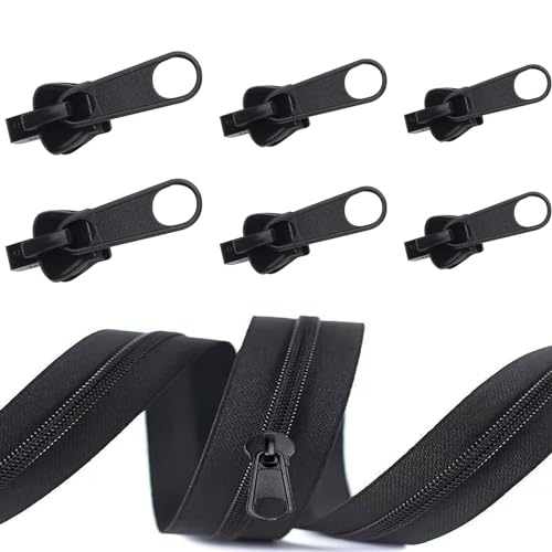 6 Stück Zipper Ersatz, Reißverschluss zipper Reparatur Set, Abnehmbares Metall Zipper Pull für Geldbörse, Kleider, Jeans, Koffer, Gepäck von AnaTI