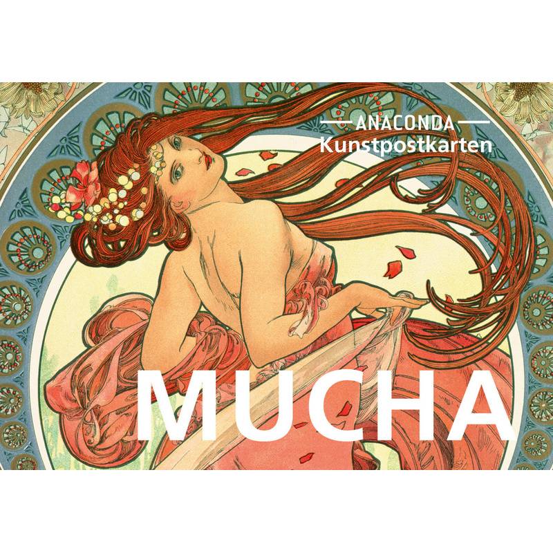 Postkarten-Set Alfons Mucha, Kartoniert (TB) von Anaconda