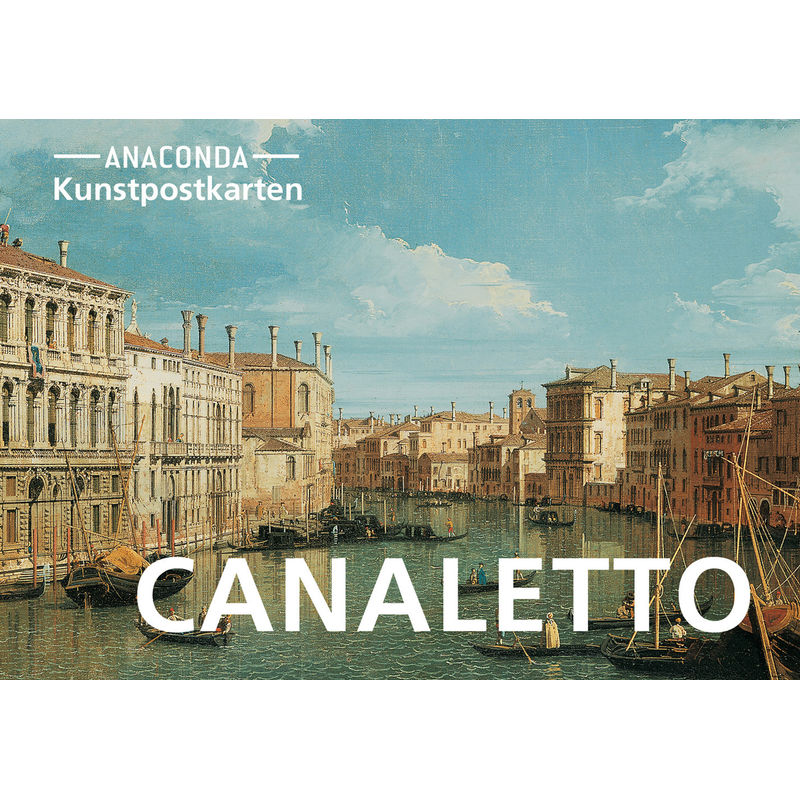 Postkarten-Set Canaletto, Kartoniert (TB) von Anaconda