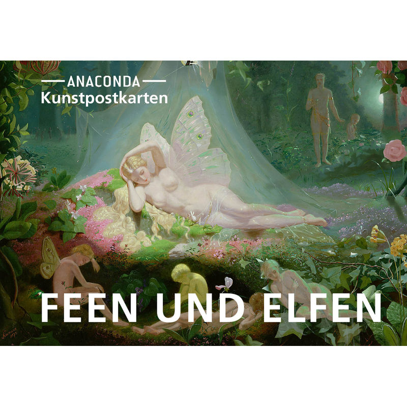 Postkarten-Set Feen Und Elfen, Kartoniert (TB) von Anaconda