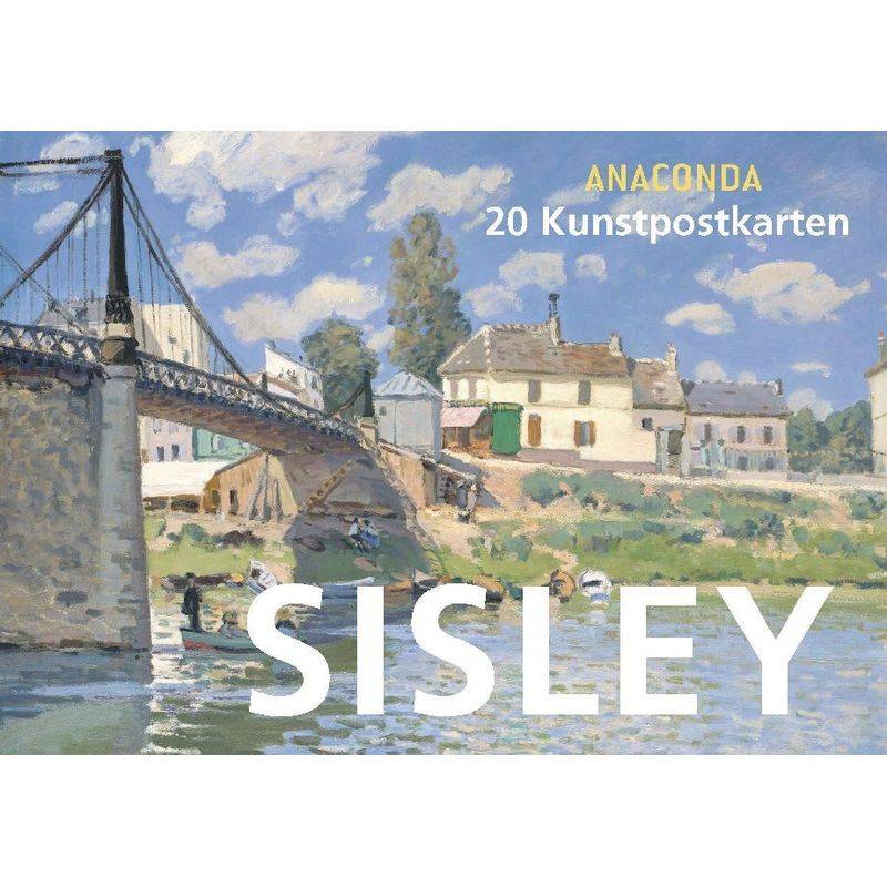 Postkartenbuch Alfred Sisley, Kartoniert (TB) von Anaconda
