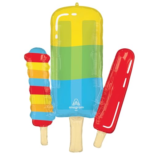 Anagram Pool Party Popsicle Folienballon 46773, Sommer, Jumbo-Form, 86,4 cm Anagram Pool Party Popsicle Folienballon 46773, Sommer, Jumbo-Form, 86,4 cm von Anagram