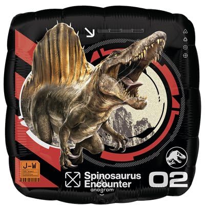 Jurassic World Folienballon, quadratisch, 43,2 cm von Anagram