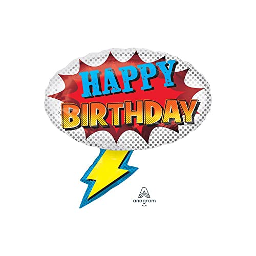 Palloncino Anagram Super Hero Happy Birthday 27x26. 1pz Palloncino Anagram Super Hero Happy Birthday 27x26. 1pz von Anagram