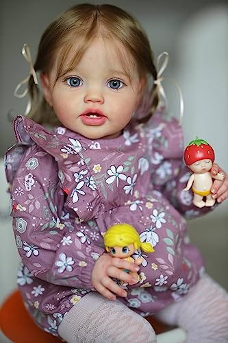 Anano Bebe Reborn Kleinkind 26 Zoll 70 cm Reborn Puppen Baby Reborn Mädchen Lange Haare Mädchen Baby Realistisches Baby Im Wirklichen Leben Mit Kleidung Und Schuhen Anano Bebe Reborn Kleinkind 26 Zoll 70 cm Reborn Puppen Baby Reborn Mädchen Lange Haare Mädchen Baby Realistisches Baby Im Wirklichen Leben Mit Kleidung Und Schuhen von Anano