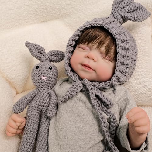 Anano Lifelike Reborn Baby Puppen Pascale 18 Inch Weiches Tuch Körper Realistische Schlafpuppe Mit Kleidung Geschenk Set Für Kinder Alter 3+ Anano Lifelike Reborn Baby Puppen Pascale 18 Inch Weiches Tuch Körper Realistische Schlafpuppe Mit Kleidung Geschenk Set Für Kinder Alter 3+ von Anano