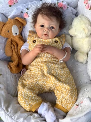 Anano Realistische Babypuppe Lebensechte Reborn Baby Mädchen 20 Zoll Puppen Die Echt Aussehen Silikon Newborn Baby Puppe Reborn Babys Mit Adern Süßer Kleidung Anano Realistische Babypuppe Lebensechte Reborn Baby Mädchen 20 Zoll Puppen Die Echt Aussehen Silikon Newborn Baby Puppe Reborn Babys Mit Adern Süßer Kleidung von Anano