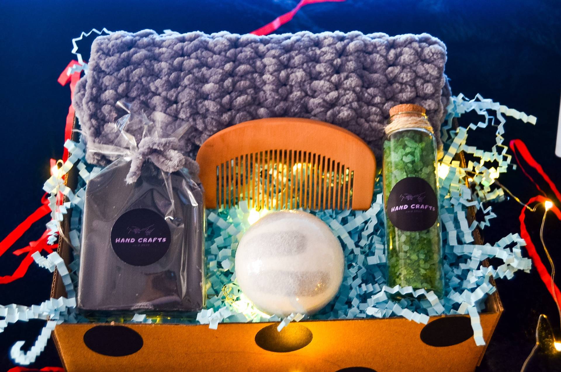 Spa-Geschenk Für Männer, Spa-Geschenkkorb Self-Care-Paket Ihn, Weihnachtsgeschenkbox Männer von AnatoliasH4ndCrafts